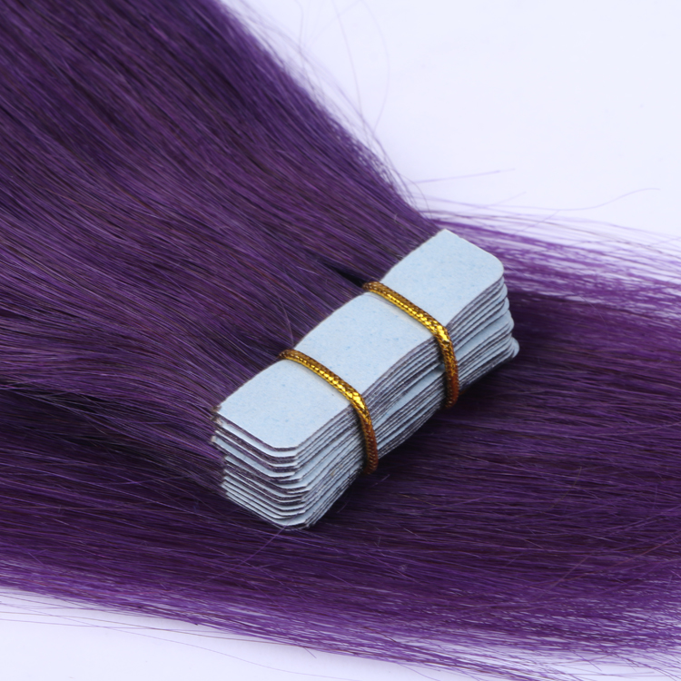 Tape in best human hair extensions SJ00109